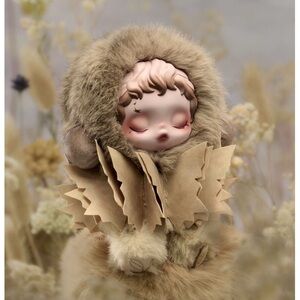 Skullpanda L’impressionnisme Series Plush Doll Keychain “Teakwood” 🤎 Confirmed